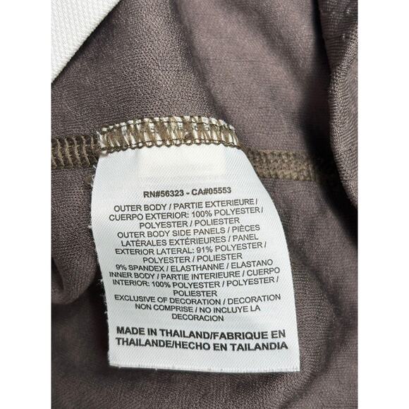 Nike Golf Shirt Mens XL White Gray Dri-Fit Long Sleeve Layered Performance Polo - Picture 4 of 8